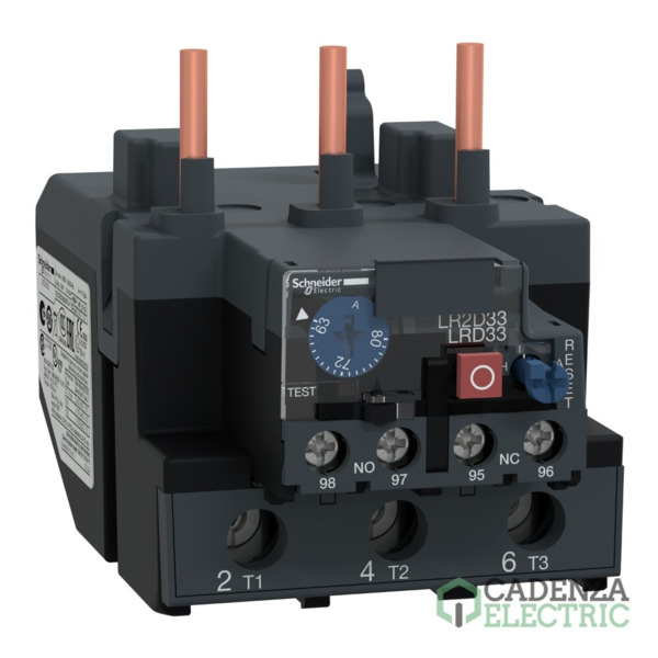 Relé de Sobrecarga Térmica para Motor TeSys 63-80 A Clase 10A ref. LRD3363 Schneider Electric