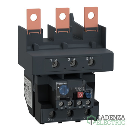 Compra Relé de Sobrecarga Térmica para Motor TeSys 80-104 A Clase 10A ref. LRD4365 Schneider Electric al mejor precio | Cadenza Electric