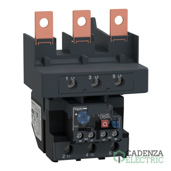 Relé de Sobrecarga Térmica para Motor TeSys 80-104 A Clase 10A ref. LRD4365 Schneider Electric