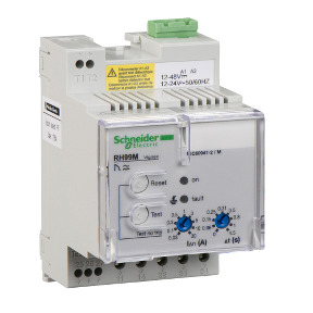 Relé diferencial RH99M con rearme manual local - 0.03..30 A - 0..4.5 s - 24 V ref. 56170 Schneider Electric [PLAZO 3-6 SEMANAS]