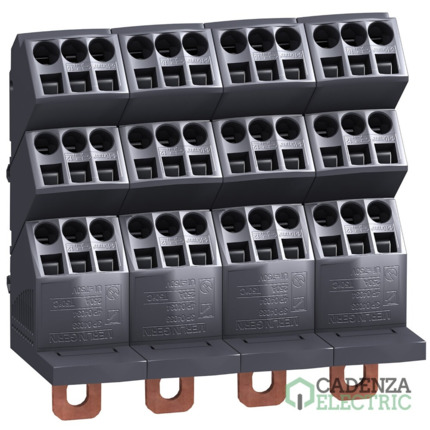 Compra Repartidor escalonado, Linergy DP, 4P, 250A,36 conexiones ref. LVS04034 Schneider Electric al mejor precio | Cadenza Electric