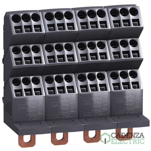 Repartidor escalonado, Linergy DP, 4P, 250A,36 conexiones ref. LVS04034 Schneider Electric