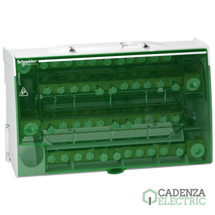 Compra Repartidor Linergy DS 4P 160 A, 48 conexiones, carril DIN ref. LGY416048 Schneider Electric al mejor precio | Cadenza Electric