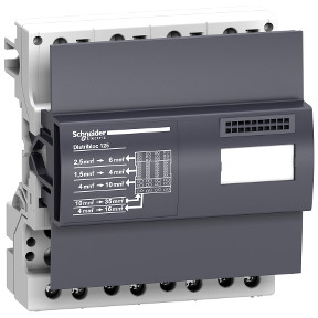 Repartidor Linergy DX 4 polos 125 A, 13 salidas por fase ref. 4045 Schneider Electric [PLAZO 3-6 SEMANAS]