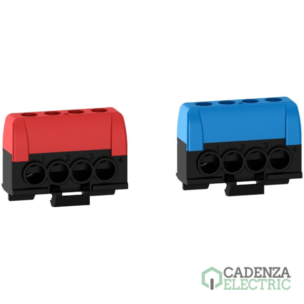 Resi9 Bornero Fase / Neutro 4 agujero ref. R9H13405 Schneider Electric