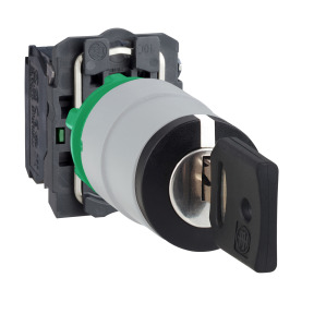 SELECTOR LLAVE 455 3 POS.FIJAS 2NA COL.BL. ref. XB5AG03C1 Schneider Electric [PLAZO 3-6 SEMANAS]