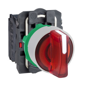 SELECTOR LUM.ROJO 3 POS.FIJAS 120VAC 1NA1NC COL.BL. ref. XB5AK134G5C1 Schneider Electric [PLAZO 3-6 SEMANAS]