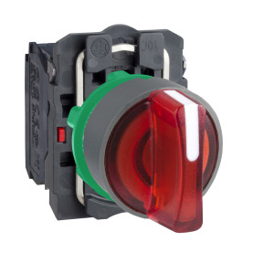 SELECTOR LUM.ROJO 3 POS.FIJAS 120VAC 1NA1NC COL.GR. ref. XB5AK134G5C0 Schneider Electric [PLAZO 3-6 SEMANAS]