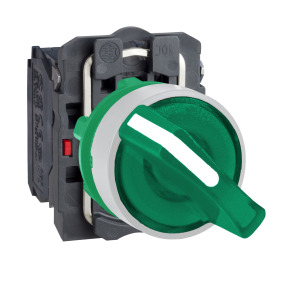 SELECTOR LUM.VERDE 2 POS.FIJAS 120VAC 1NA1NC COL.BL. ref. XB5AK123G5C1 Schneider Electric [PLAZO 3-6 SEMANAS]