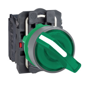 SELECTOR LUM.VERDE 2 POS.FIJAS 120VAC 1NA1NC COL.GR. ref. XB5AK123G5C0 Schneider Electric [PLAZO 3-6 SEMANAS]