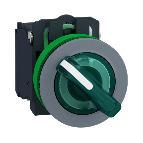 SEL.FLUSH LUM.VERDE 2 POS.FIJAS 120VAC 1NA1NC COL.GR. ref. XB5FK123G5C0 Schneider Electric [PLAZO 3-6 SEMANAS]