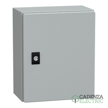 Compra Spacial CRN con puerta ciega sin placa de montaje Alt300xAnch250xProf150; IP66; IK10; RAL7035 ref. NSYCRN325150 Schneider Electric al mejor precio | Cadenza Electric