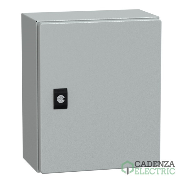 Spacial CRN con puerta ciega sin placa de montaje Alt300xAnch250xProf150; IP66; IK10; RAL7035 ref. NSYCRN325150 Schneider Electr