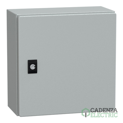 Compra Spacial CRN con puerta ciega sin placa de montaje. Alt300xAnch300xProf150; IP66; IK10; RAL7035 ref. NSYCRN33150 Schneider Electric al mejor precio | Cadenza Electric