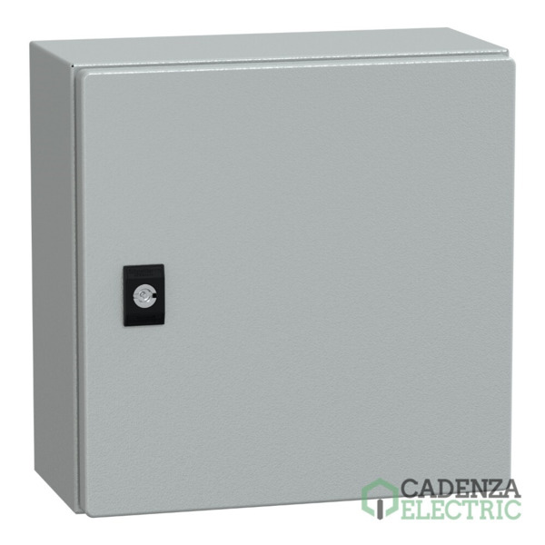 Spacial CRN con puerta ciega sin placa de montaje. Alt300xAnch300xProf150; IP66; IK10; RAL7035 ref. NSYCRN33150 Schneider Electr