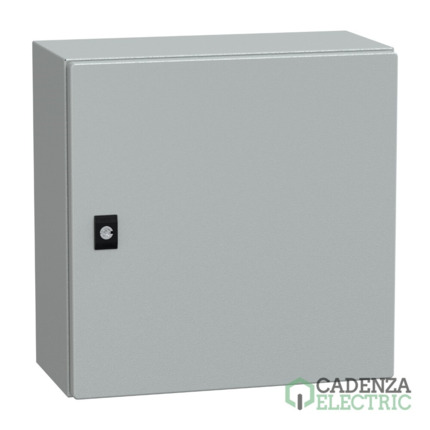 Compra Spacial CRN con puerta ciega sin placa de montaje Alt400xAnch400xProf200; IP66; IK10; RAL7035 ref. NSYCRN44200 Schneider Electric al mejor precio | Cadenza Electric