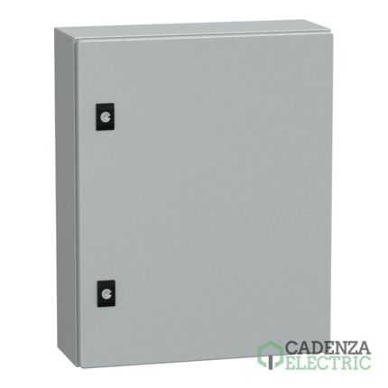 Compra Spacial CRN con puerta ciega sin placa de montaje Alt500xAnch400xProf150; IP66; IK10; RAL7035 ref. NSYCRN54150 Schneider Electric al mejor precio | Cadenza Electric