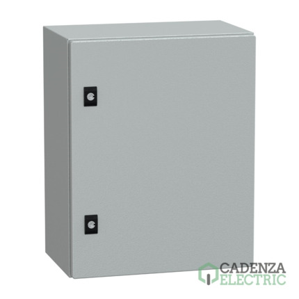 Compra Spacial CRN con puerta ciega sin placa de montaje Alt500xAnch400xProf250; IP66; IK10; RAL7035 ref. NSYCRN54250 Schneider Electric al mejor precio | Cadenza Electric