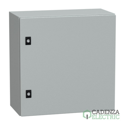 Compra Spacial CRN con puerta ciega sin placa de montaje. Alt500xAnch500xProf250; IP66; IK10; RAL7035 ref. NSYCRN55250 Schneider Electric al mejor precio | Cadenza Electric