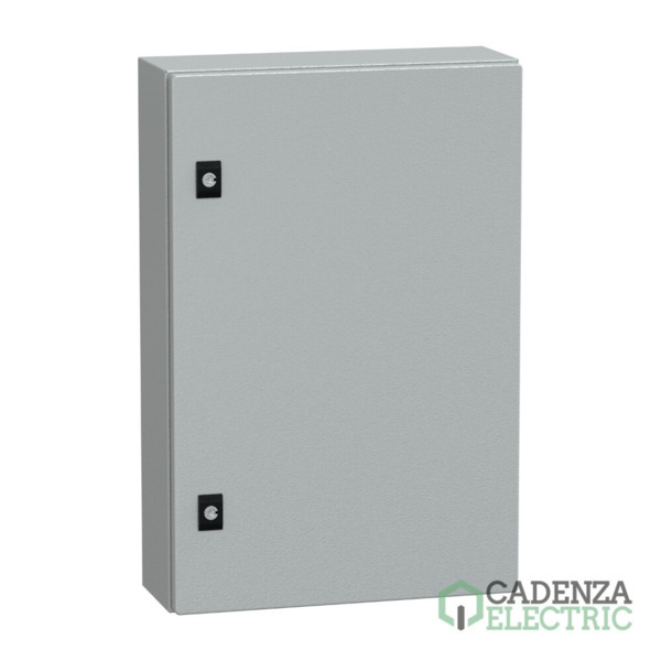 Spacial CRN con puerta ciega sin placa de montaje Alt600xAnch400xProf150; IP66; IK10; RAL7035 ref. NSYCRN64150 Schneider Electri