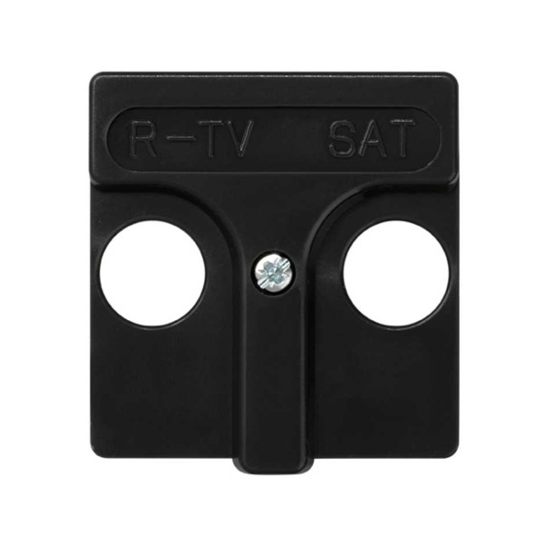 TAPA 45X45 MM PARA R-TV SAT GRAFITO Simon ref. 27097-38