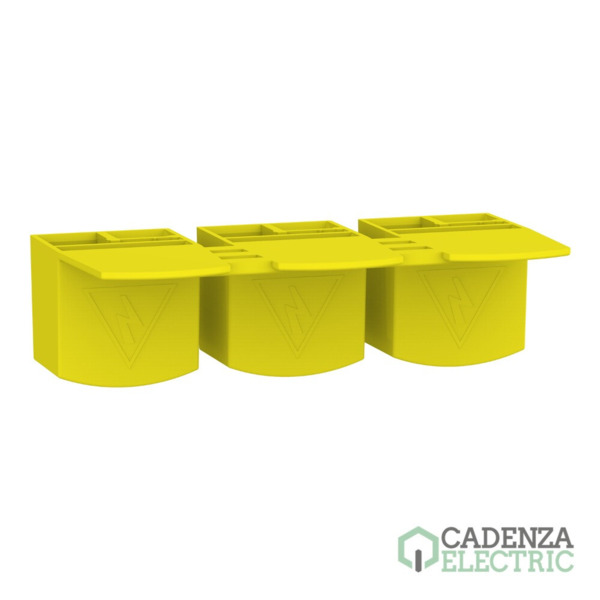 Tapa de diente para barra de distribución comb, Acti9, juego de 12 ref. A9X21096 Schneider Electric