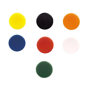 tapa para pulsador circular Ø30 - con set de 7 colores ref. 9001T8U Schneider Electric [PLAZO 3-6 SEMANAS]
