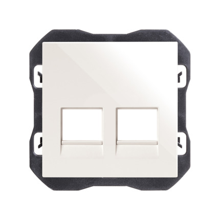 Comprar Tapa RJ45 doble sin conector Simon ref. 20000088-090 al mejor precio | Cadenza Elecric