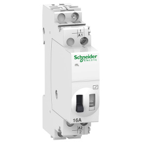 Telerruptor iTL - 1P - 1NO - 16A - bobina 12 V CA 50/60Hz- 6 V CD ref. A9C30011 Schneider Electric [PLAZO 3-6 SEMANAS]