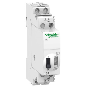 Telerruptor iTL - 2P - 2 NO - 16A - bobina 12 V CA 50/60Hz- 6 V CD ref. A9C30012 Schneider Electric [PLAZO 3-6 SEMANAS]