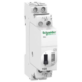 Telerruptor iTLI - 2P - 1NO+1NC - 16A - bobina 12 V CD- 24 V CA 50/60Hz ref. A9C30115 Schneider Electric [PLAZO 3-6 SEMANAS]