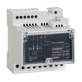 Temporizador para bobina de disparo MN - 48V CA 50/60Hz ref. LV429426 Schneider Electric [PLAZO 3-6 SEMANAS]