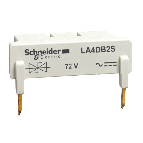TeSys D -bloque antiparasitario -diodo limitador de pico bidireccional -72 V CA ref. LA4DB2S Schneider Electric [PLAZO 8-15 DIAS