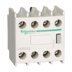 TeSys D - Bloque de contactos aux - 2 NA + 2 NC - terminales cerrados ref. LADC226 Schneider Electric [PLAZO 3-6 SEMANAS]