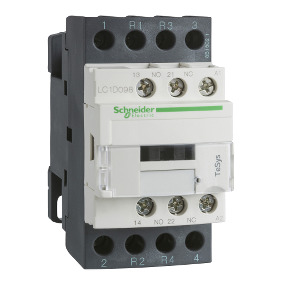 TeSys D contactor - 4P(2 NA + 2 NC) - AC-1 - <= 440 V 25 A - 125 V DC ref. LC1D128GD Schneider Electric [PLAZO 3-6 SEMANAS]