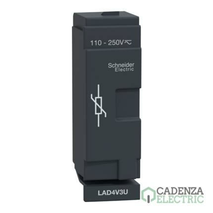 Compra TeSys D - Módulo antiparasitario - varistancia 110...250 V CA/CC ref. LAD4V3U Schneider Electric al mejor precio | Cadenza Electric