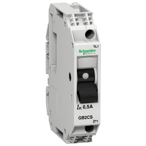 TeSys GB2 - Disyuntor magnetotérmico - 1P - 0,5 A - Id = 3,3 A ref. GB2CS05 Schneider Electric [PLAZO 3-6 SEMANAS]