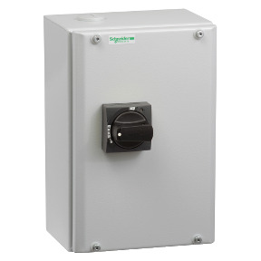 TeSys GV3 - Cofre para TeSys GV3P/L - maneta negra - IP65 ref. GV3PC01 Schneider Electric [PLAZO 3-6 SEMANAS]