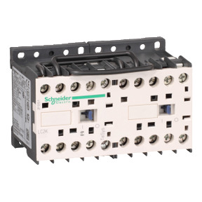 TeSys K reversing contactor - 3P - AC-3 <= 440 V 12 A - 1 NC - 100 V AC coil ref. LC2K1201K7 Schneider Electric [PLAZO 8-15 DIAS