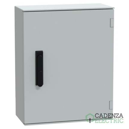 Compra Thalassa PLM - Arm Mur Pol IP66 530x430x200mm puerta ciega cierre 3P llave 1242E ref. NSYPLM54VG Schneider Electric al mejor precio | Cadenza Electric