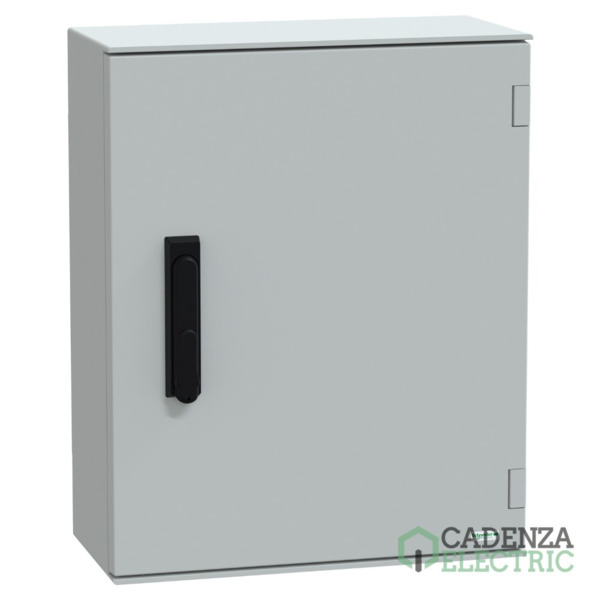 Thalassa PLM - Arm Mur Pol IP66 530x430x200mm puerta ciega cierre 3P llave 1242E ref. NSYPLM54VG Schneider Electric
