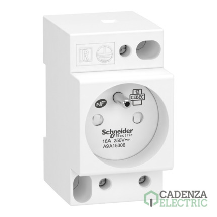 Compra TOMA CORRIENTE FRAN. 2P+T 250V 16A ref. A9A15306 Schneider Electric al mejor precio | Cadenza Electric