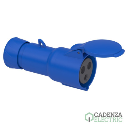 Compra Toma de conmutación PK Patrika conexión 32 A IP44 220 V 2P+T 50-60 Hz ref. PKY32M423 Schneider Electric al mejor precio | Cadenza Electric
