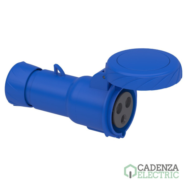 Toma de conmutación PK Patrika tornillos 32 AIP67 220 V 2P+T 50-60 Hz ref. PKY32M723 Schneider Electric