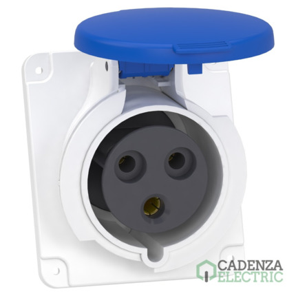 Compra TOMA EMBUTIR ANGULADA 32A 2PT 220V IP44 ref. PKF32F423 Schneider Electric al mejor precio | Cadenza Electric