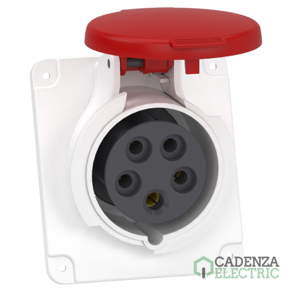 Toma empotrar inclinada; PK PratiKa Tornillo; 3P+N+T; 16 A; IP44; 380 - 415 V ref. PKF16F435 Schneider Electric