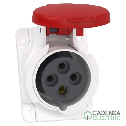 Compra Toma empotrar inclinada; PK PratiKa Tornillo; 3P+T; 16 A; IP44; 220 V ref. PKF16F434 Schneider Electric al mejor precio | Cadenza Electric