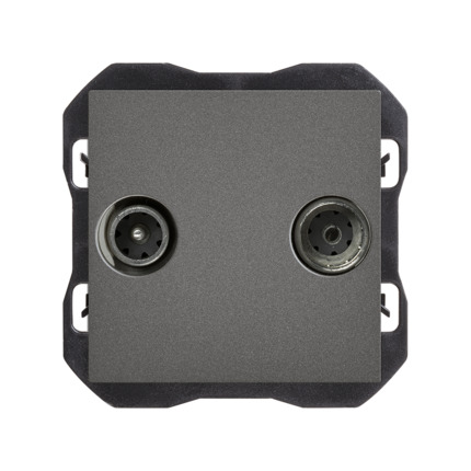 Comprar Toma R-TV+Sat Unica Simon ref. 20000486-096 al mejor precio | Cadenza Elecric