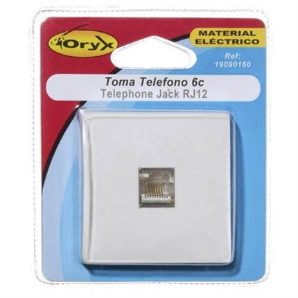 comprar Toma Telefono Oryx (Mecanismo) 6c  precio 12,29 €