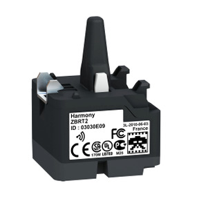 transmisor doble función (arriba/abajo) para pulsadores wireless y sin batería ref. ZBRT2 Schneider Electric [PLAZO 3-6 SEMANAS]